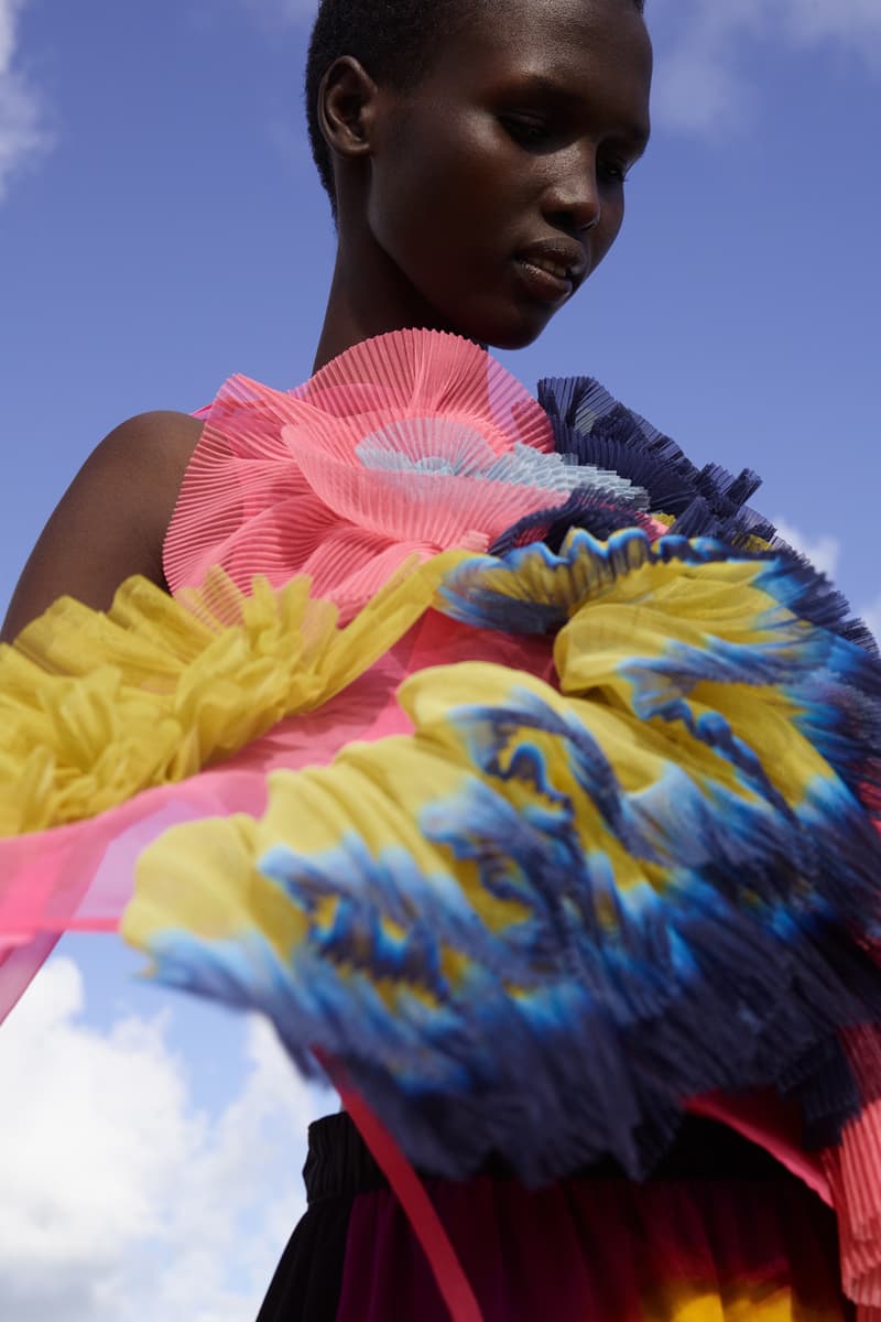 Dries Van Noten Spring/Summer 2021 SS21 Mens Women Co-Ed Collection Viviane Sassen Photography Rotterdam Beach Len Lye Psychedelic Lookbook