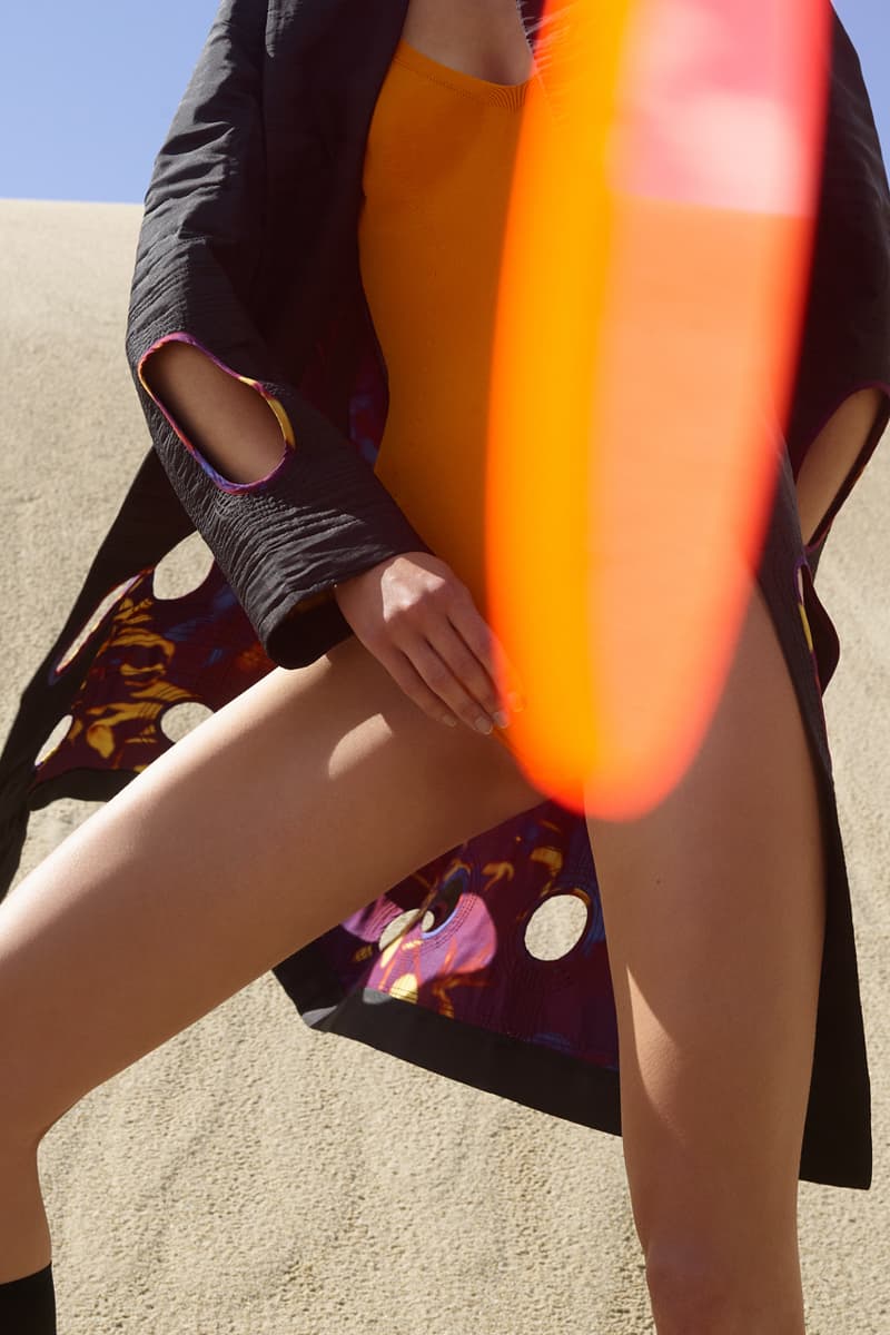 Dries Van Noten Spring/Summer 2021 SS21 Mens Women Co-Ed Collection Viviane Sassen Photography Rotterdam Beach Len Lye Psychedelic Lookbook
