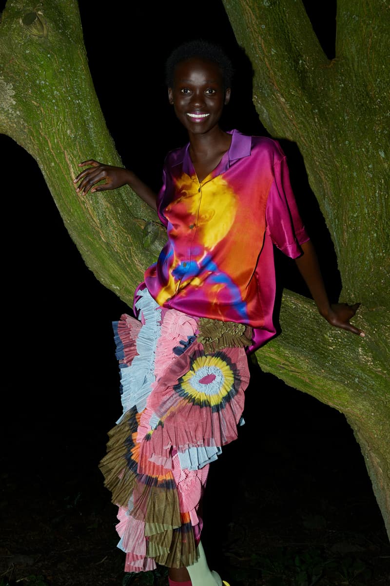 Dries Van Noten Spring/Summer 2021 SS21 Mens Women Co-Ed Collection Viviane Sassen Photography Rotterdam Beach Len Lye Psychedelic Lookbook 