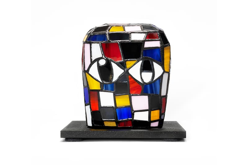 Eddie Martinez allrightsreserved BLOCKHEAD LAMP release Info sculptural lead