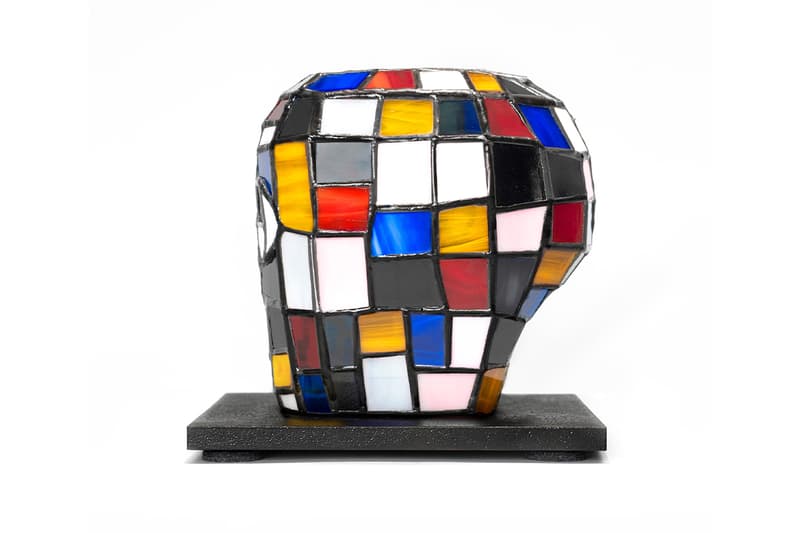 Eddie Martinez allrightsreserved BLOCKHEAD LAMP release Info sculptural lead