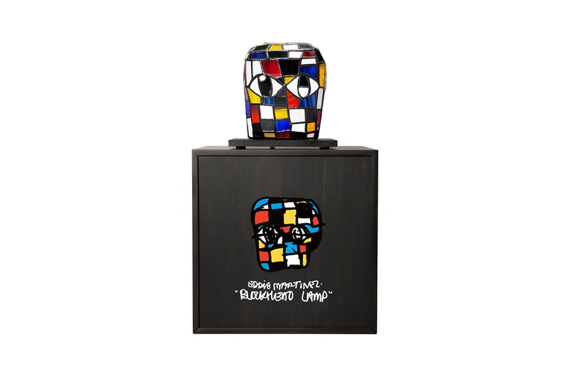 Eddie Martinez allrightsreserved BLOCKHEAD LAMP release Info sculptural lead