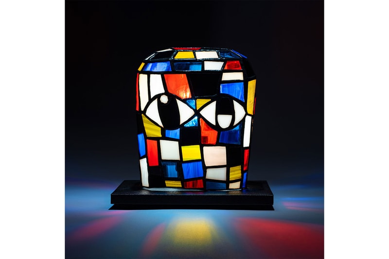 Eddie Martinez allrightsreserved BLOCKHEAD LAMP release Info sculptural lead