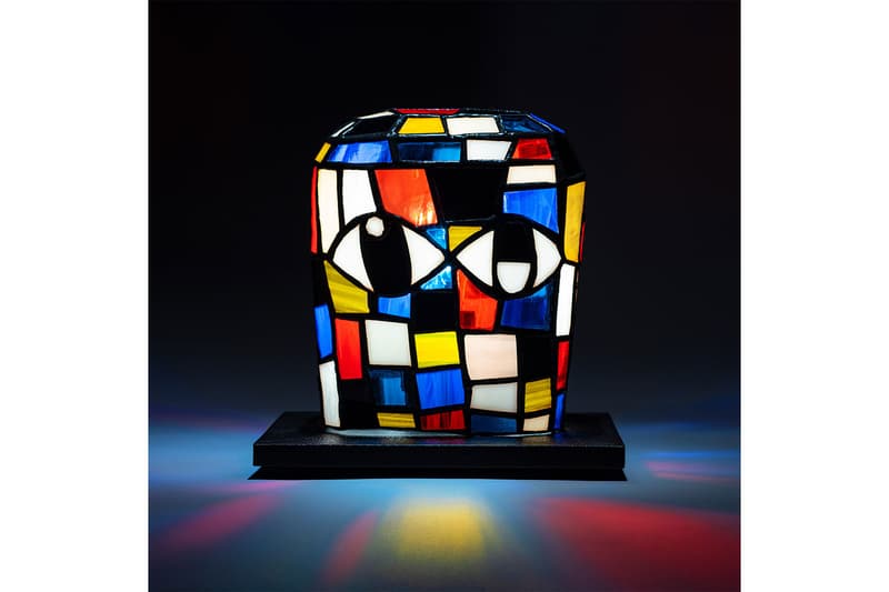 Eddie Martinez allrightsreserved BLOCKHEAD LAMP release Info sculptural lead