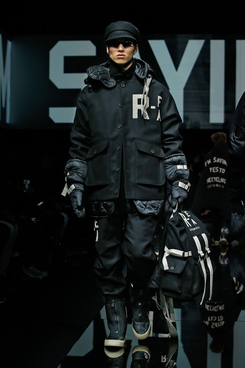 Emporio Armani Introduces Transparent and Traceable R-EA Collection Sustainable Recycled Fashion Hypebeast Workwear