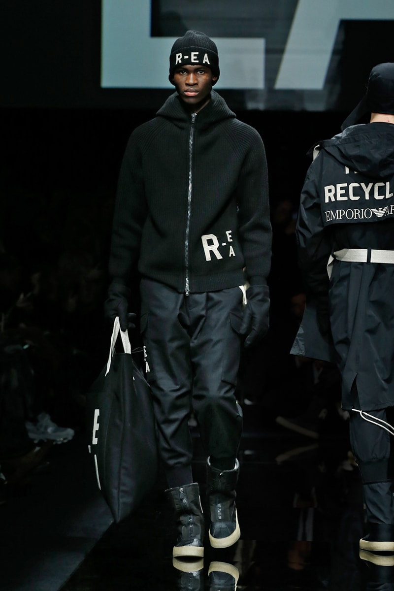 Emporio Armani Introduces Transparent and Traceable R-EA Collection Sustainable Recycled Fashion Hypebeast Workwear