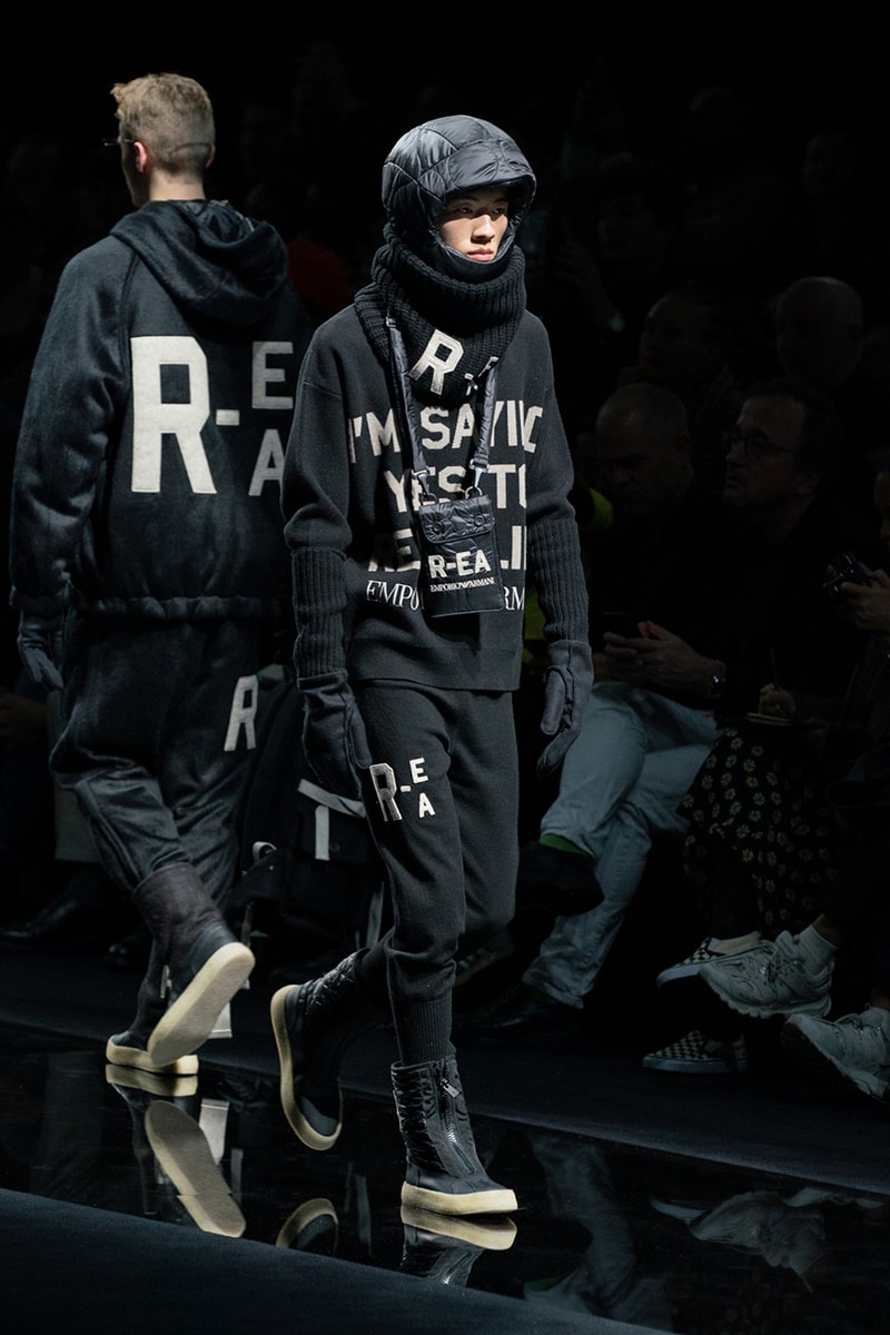 Emporio Armani Introduces Transparent and Traceable R-EA Collection Sustainable Recycled Fashion Hypebeast Workwear