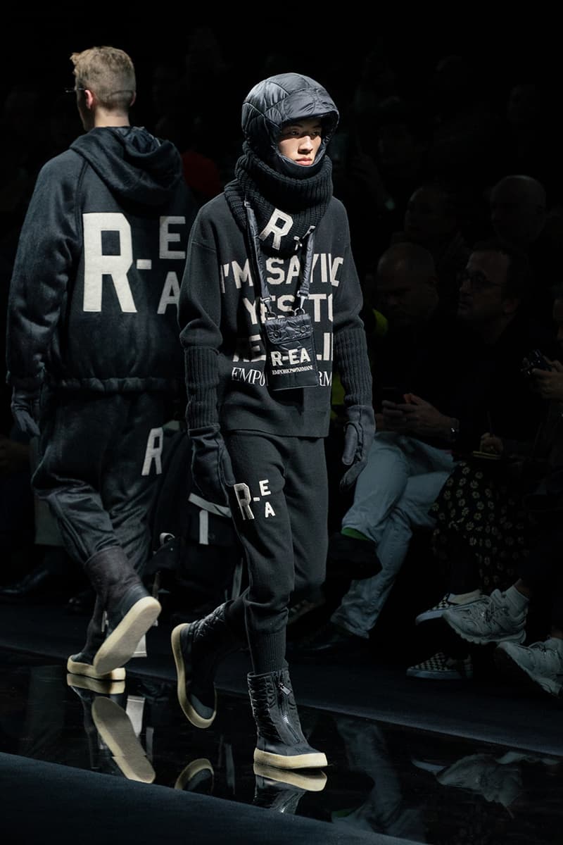 Emporio Armani Introduces Transparent and Traceable R-EA Collection Sustainable Recycled Fashion Hypebeast Workwear