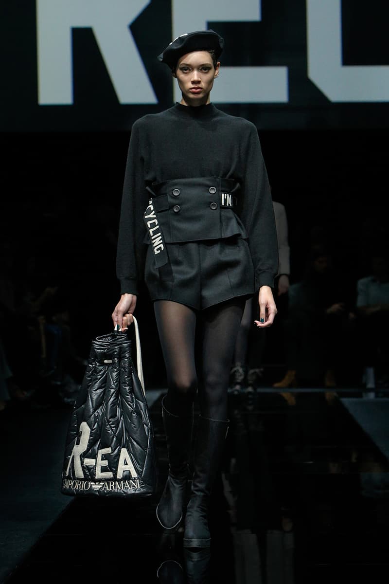 Emporio Armani Introduces Transparent and Traceable R-EA Collection Sustainable Recycled Fashion Hypebeast Workwear