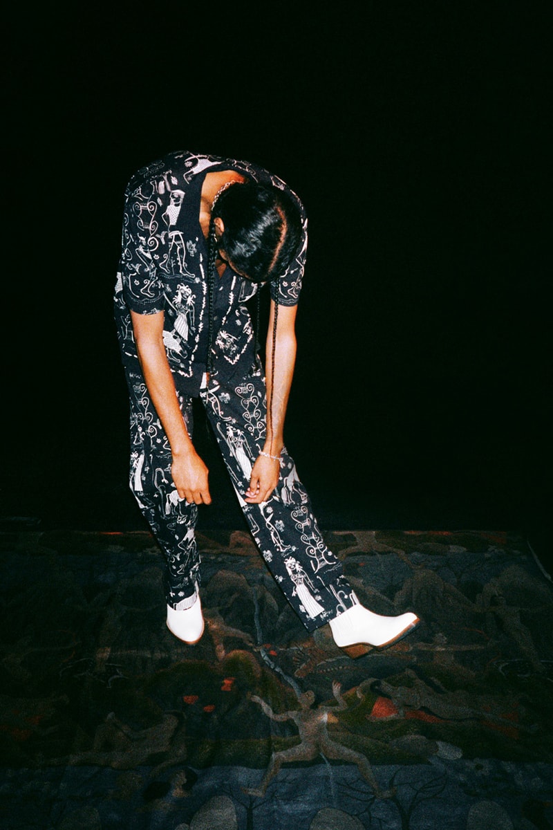 Endless Joy FW20 art fashion Stevie Alexandra Anderson fall winter ln-cc matches ssense silk shirts pants overshirts