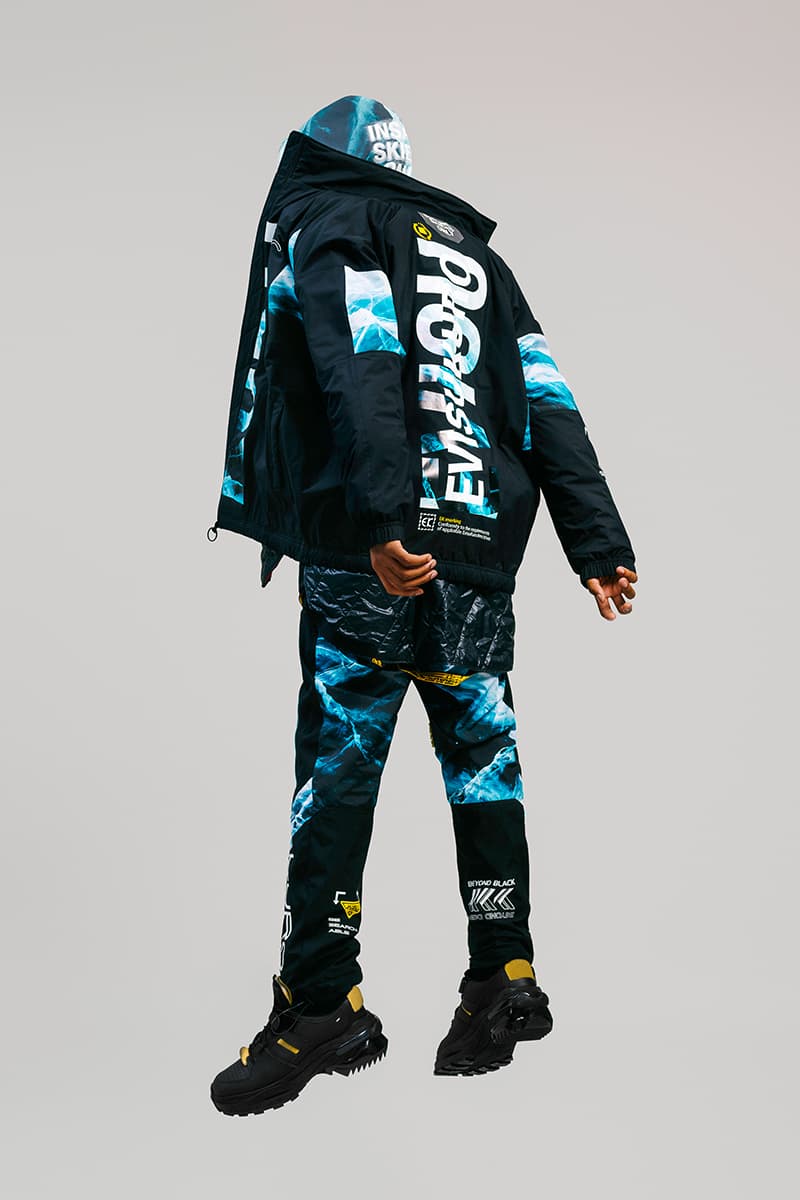 EVISU Fall Winter 2020 Lookbook menswear streetwear fw20 jeans denim japanese brand evergreen kuro jackets outerwear parka