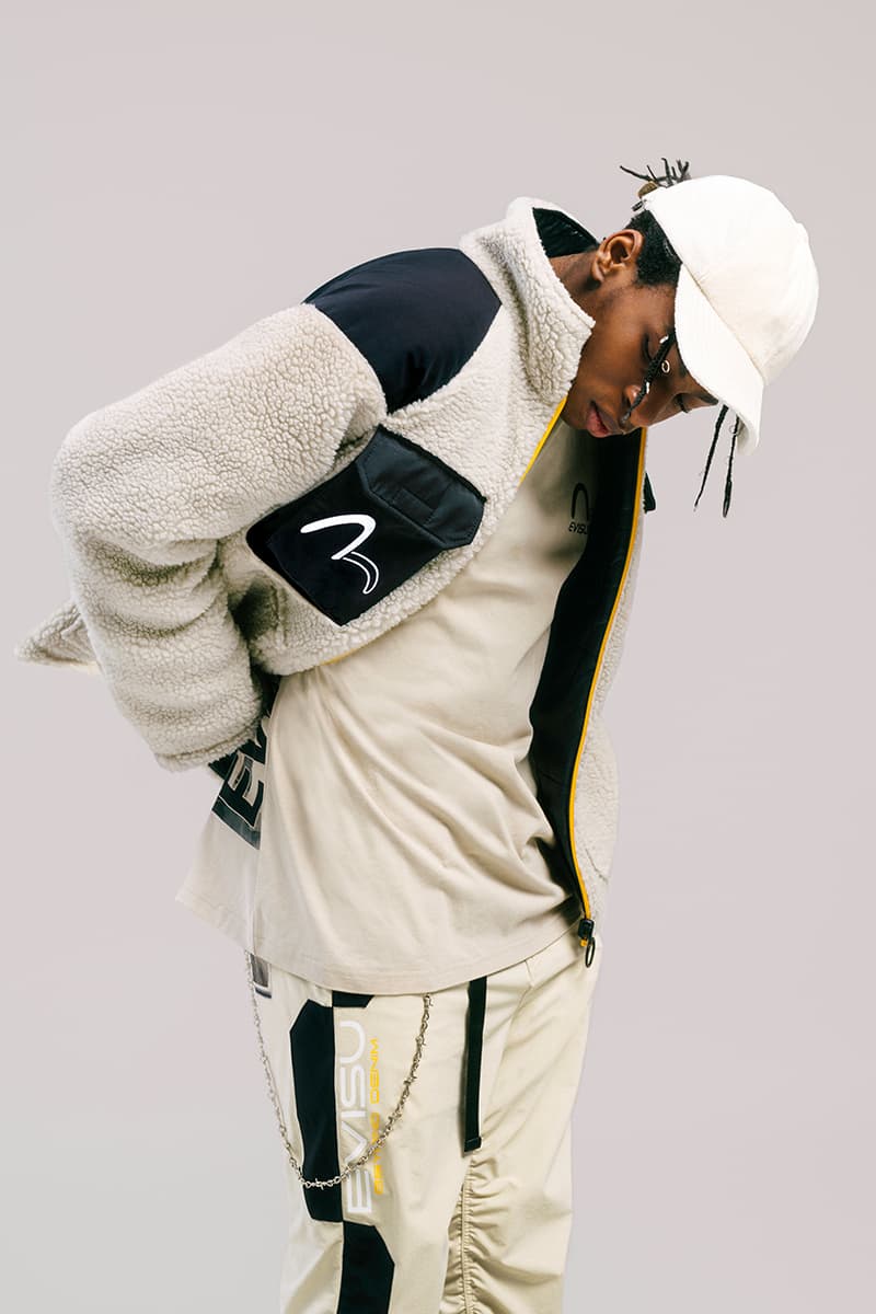 EVISU Fall Winter 2020 Lookbook menswear streetwear fw20 jeans denim japanese brand evergreen kuro jackets outerwear parka