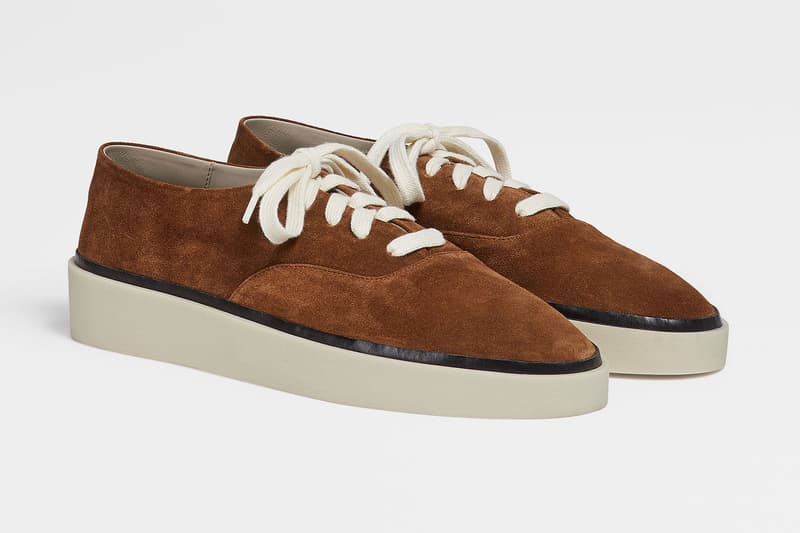 Fear of God Exclusively for Ermenegildo Zegna Footwear Collection suede lace up loafers menswear release info