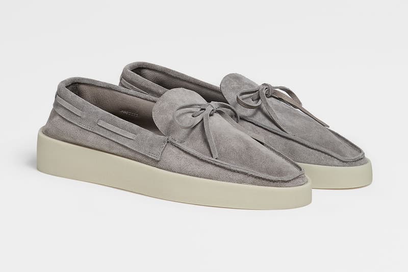 Fear of God Exclusively for Ermenegildo Zegna Footwear Collection suede lace up loafers menswear release info