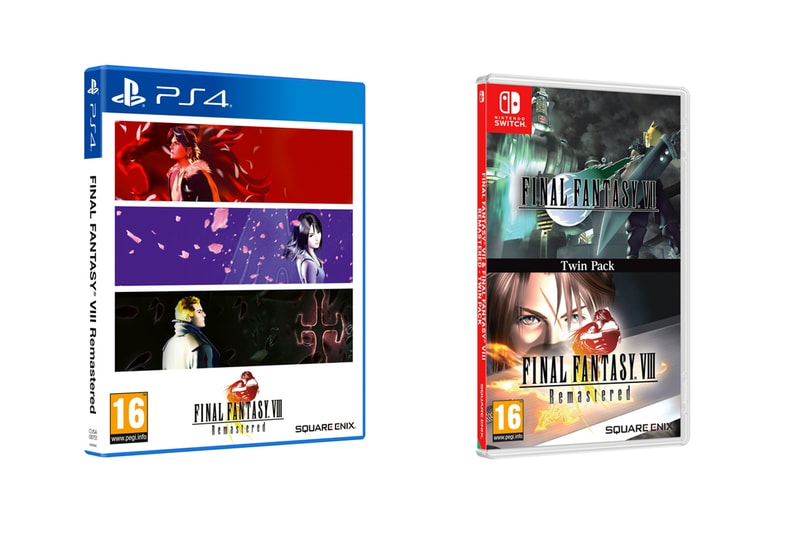 square enix final fantasy viii 8 remastered sony playstation 4 nintendo switch physical release 