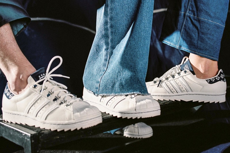 footshop adidas superstar blueprinting cream navy blue hiking Q46492 official release raffle date info photos price store list buying guide