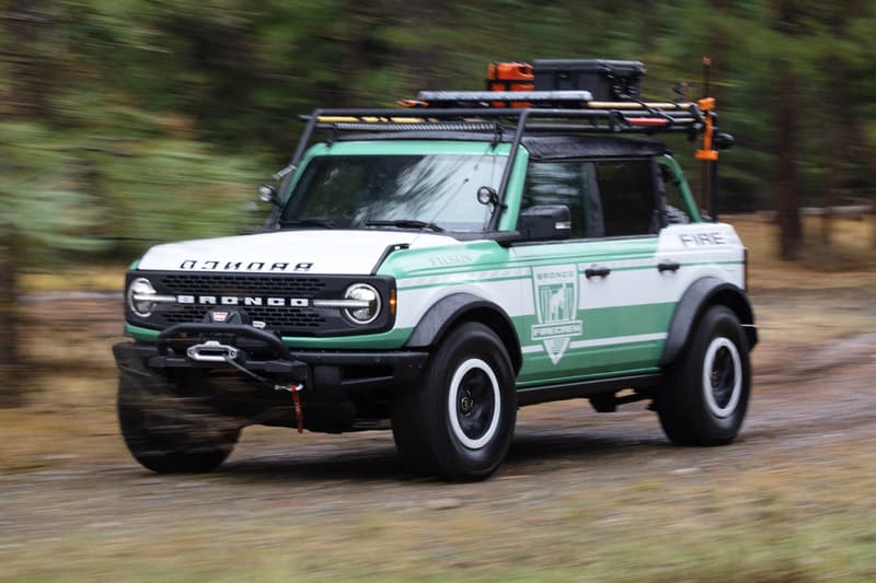 Filson x Ford Bronco Wildland Fire Rig Bronco Concept soft goods fireproof suvs off-roading National Forest Foundation custom cars 