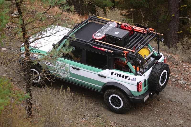 Filson x Ford Bronco Wildland Fire Rig Bronco Concept soft goods fireproof suvs off-roading National Forest Foundation custom cars 