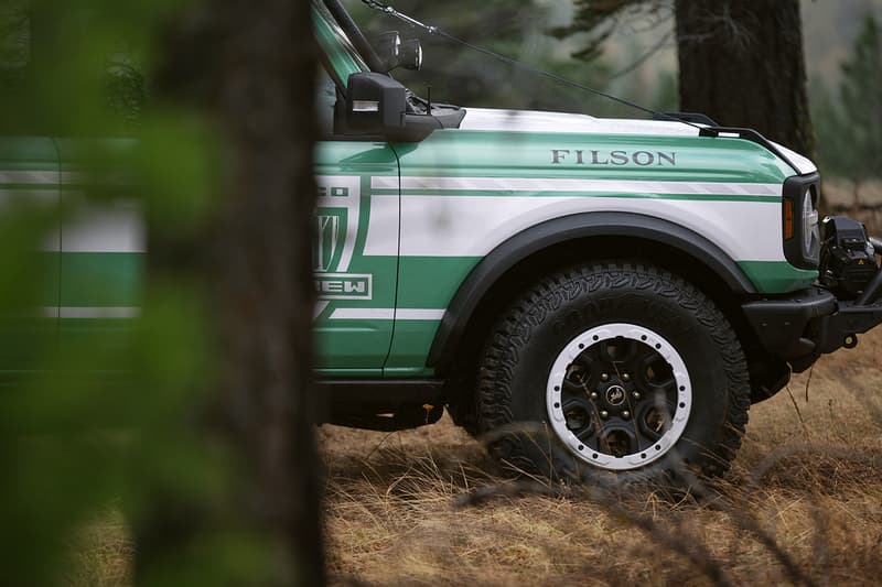 Filson x Ford Bronco Wildland Fire Rig Bronco Concept soft goods fireproof suvs off-roading National Forest Foundation custom cars 