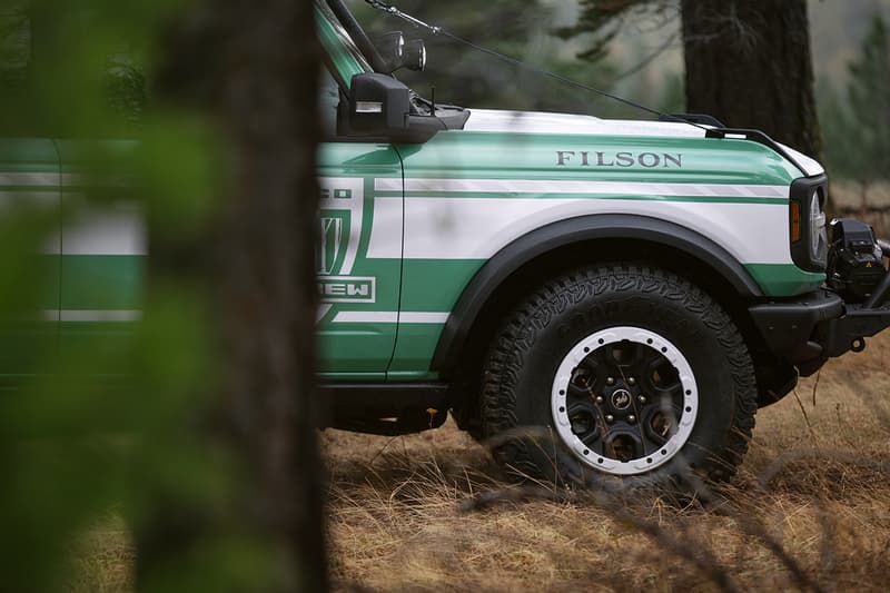 Filson x Ford Bronco Wildland Fire Rig Bronco Concept soft goods fireproof suvs off-roading National Forest Foundation custom cars