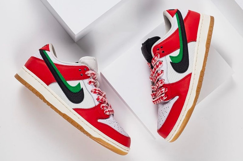 Frame Skate Nike SB Dunk Low Habibi First Look Release Info Date Buy Price Flag United Arab Emirates