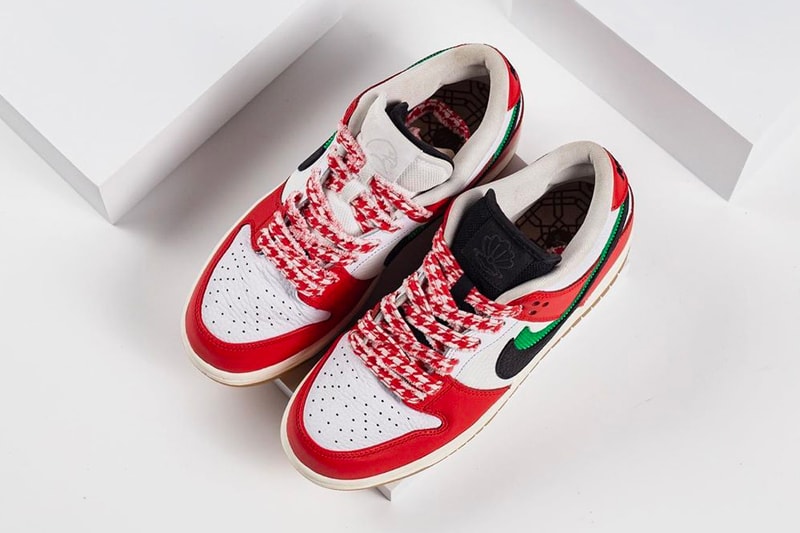 Frame Skate Nike SB Dunk Low Habibi First Look Release Info Date Buy Price Flag United Arab Emirates