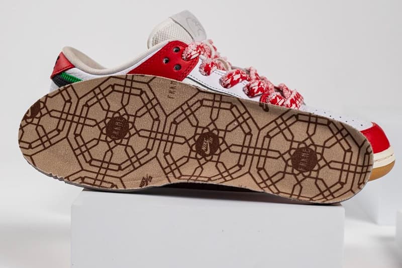 Frame Skate Nike SB Dunk Low Habibi First Look Release Info Date Buy Price Flag United Arab Emirates