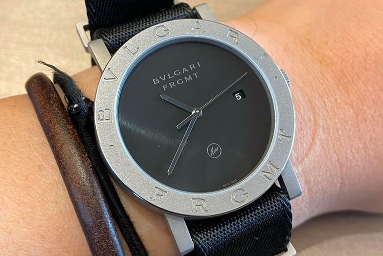 Hiroshi Fujiwara Teases Upcoming fragment design BVLGARI Roma Watch
