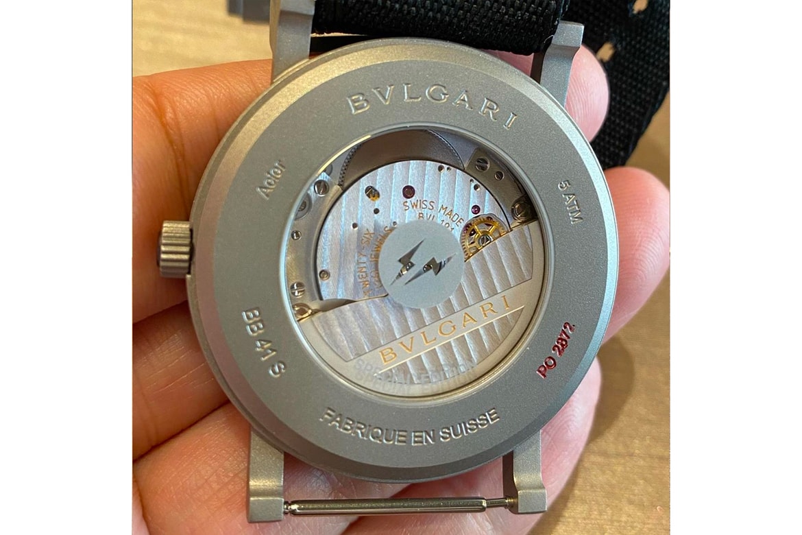 Hiroshi Fujiwara Bvlgari Fragment Design Roma Watch Hypebeast