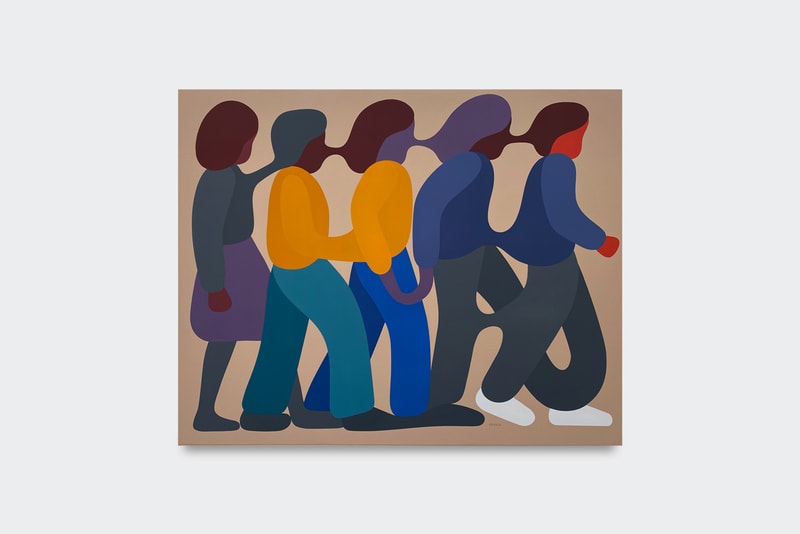 geoff mcfetridge these days are nameless exhibition paintings artworks art