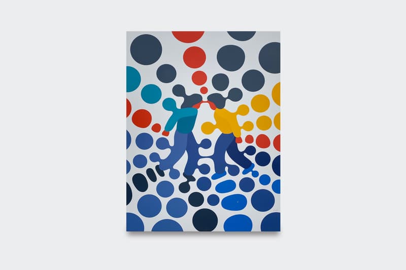 geoff mcfetridge these days are nameless exhibition paintings artworks art