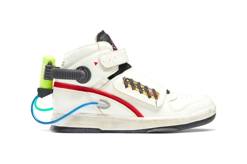 'Ghostbusters' x Reebok Ghost Smashers Classic Leather Sneaker Collaboration Release Information Closer Look "Who You Gonna Call?" White / True Grey 8 / Scarlet FY2106 H68136 Modern Beige / Black / Blaze Yellow