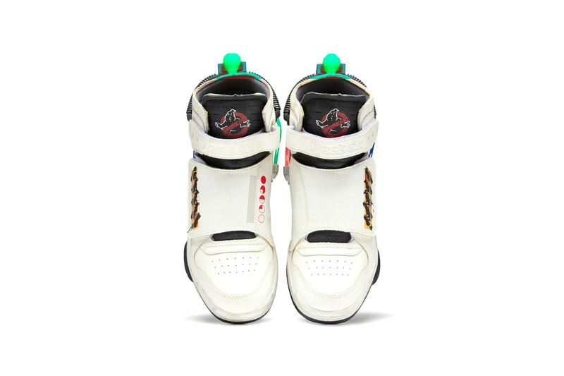 'Ghostbusters' x Reebok Ghost Smashers Classic Leather Sneaker Collaboration Release Information Closer Look "Who You Gonna Call?" White / True Grey 8 / Scarlet FY2106 H68136 Modern Beige / Black / Blaze Yellow