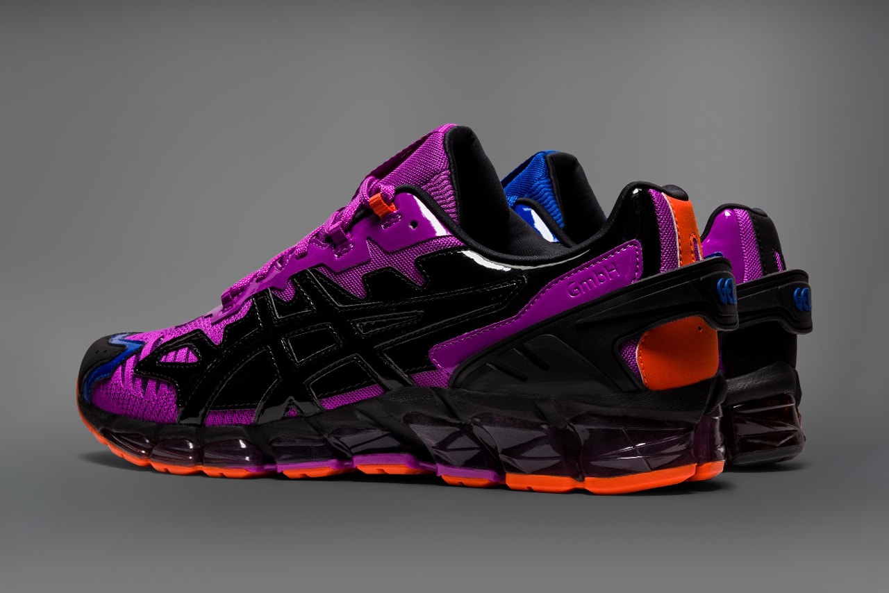 gmbh asics gel quantum 360 6 black ivory orchid smoke gray gold orange purple blue bordeaux official release date info photos price store list buying guide