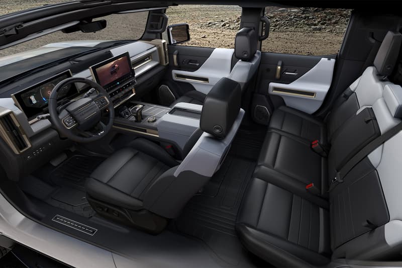 2022 gmc general motors hummer ev electric truck car luxury offroad motor 1000 horsepower 350 mile range battery 