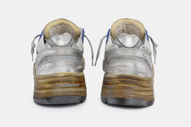 Golden Goose Dad Star Sneaker Blue Silver Red Gold colorways worn out luxury look drops release info