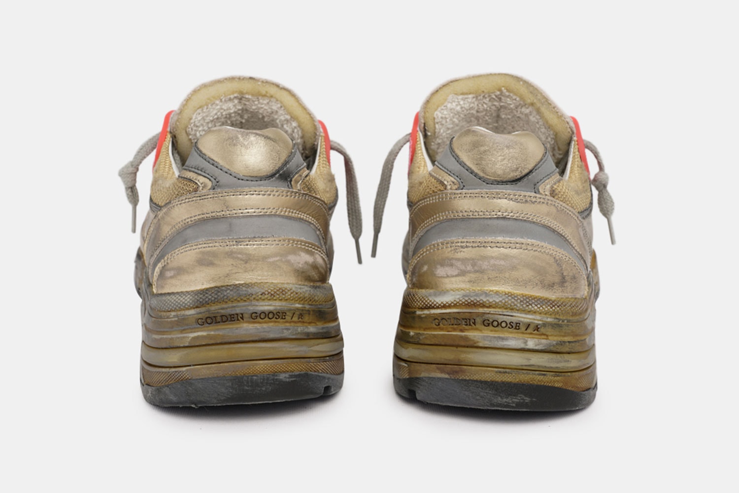 Golden Goose Dad Star Sneaker Blue Silver Red Gold colorways worn out luxury look drops release info