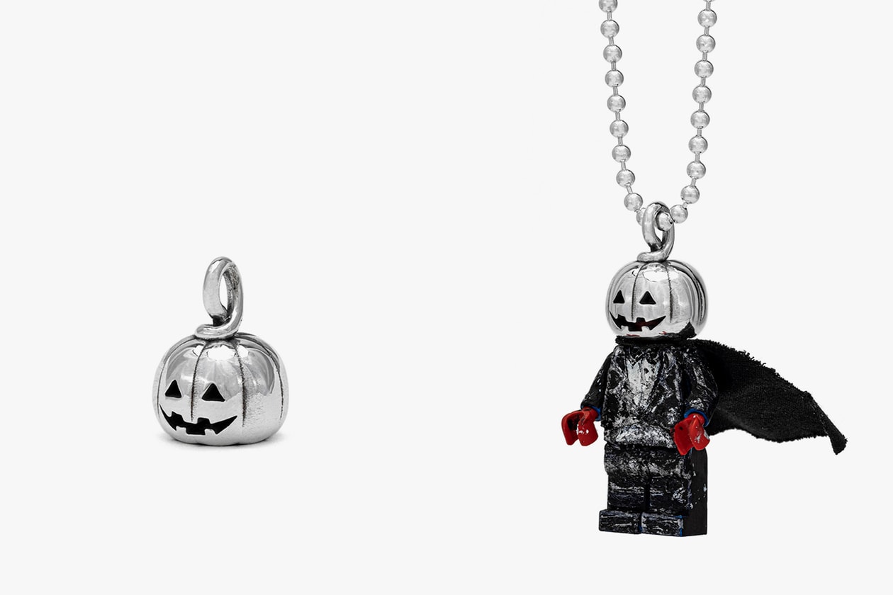 Goodfight x Good Art HLYWD halloween collaboration tee shirt pumpkin head sterling silver lego minifigure collection release date info buy misfits Jun Fukushima