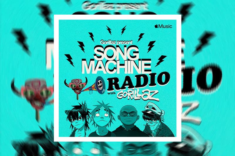 Gorillaz Apple Music Song Machine Radio announcement damon albarn Jamie Hewlett 2D, Murdoc Niccals, Noodle, Russel