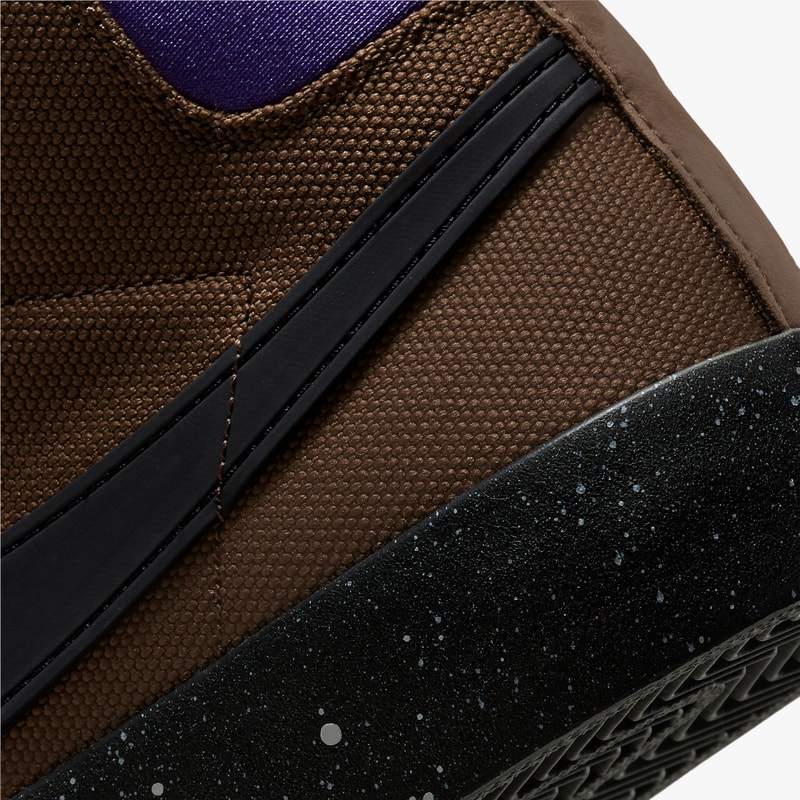 nike sb skateboarding zoom blazer mid pro gt grant taylor acg all conditions gear trails end brown prism violet purple total orange black DC0615 200 official release date info photos price store list buying guide