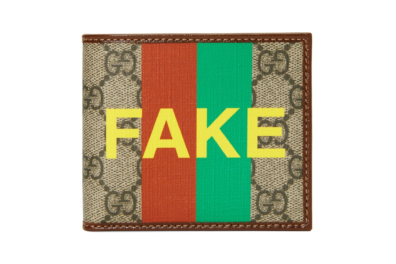Gucci 发布颇具玩味的「Fake/Not」系列