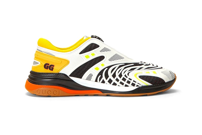 Gucci Ultrapace R Yellow menswear streetwear shoes sneakers trainers runners kicks footwear spring summer 2020 collection ss20