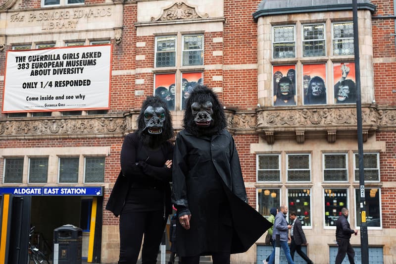 Guerrilla Girls: The Art of Behaving Badly, published by Chronicle Books 2020 art activism black lives matter racism sexism museum kathe kallowitz frida kahlo gorilla 