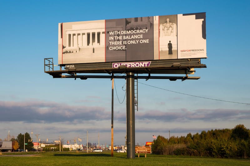 For Freedoms Collective to Place Billboards in All 50 States on Indigenous Peoples' Day