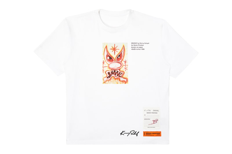 heron preston kenny scharf collaboration release fall winter