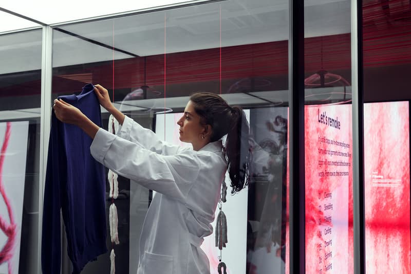 H&M "Looop" Recycling System Fashion Sustainability Eco Friendly Renewed Garments New Materials Clothes Fast Fashion Drottninggatan Sweden Stockholm Textiles Circular Production