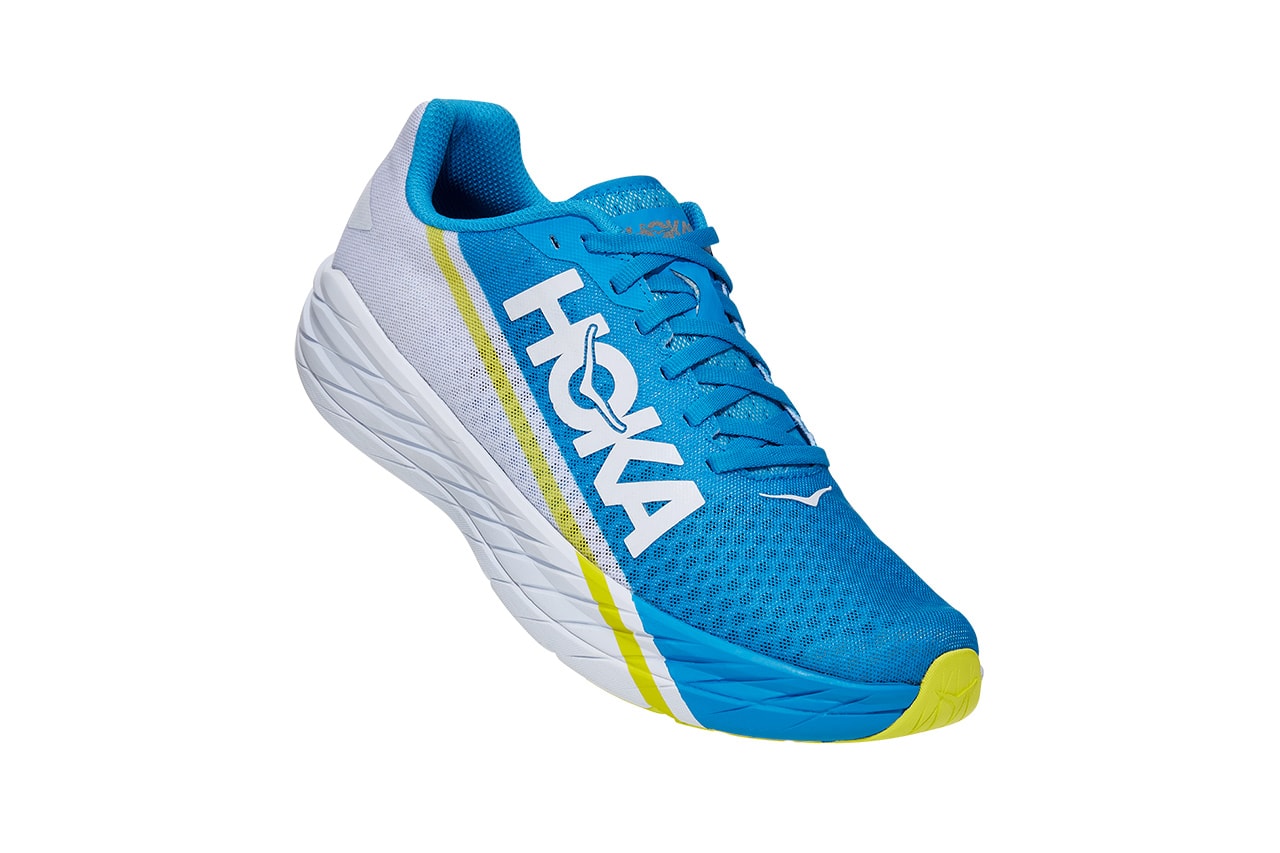 HOKA one one running sneaker carbon fiber plate release information where to buy marathon short distance