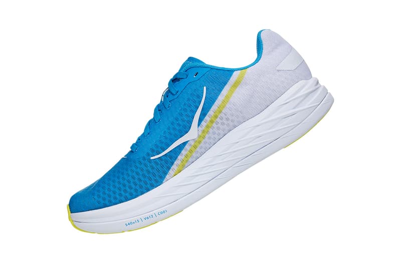 HOKA one one running sneaker carbon fiber plate release information where to buy marathon short distance