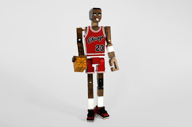 honorroller michael jordan wooden sculpture nifty gateway
