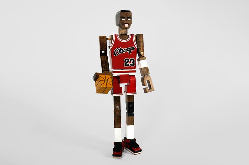 honorroller michael jordan wooden sculpture nifty gateway